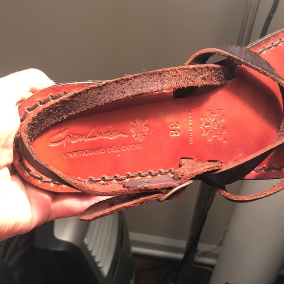 Beautiful Leather Sandals Made in Italy - Picture 5 of 6